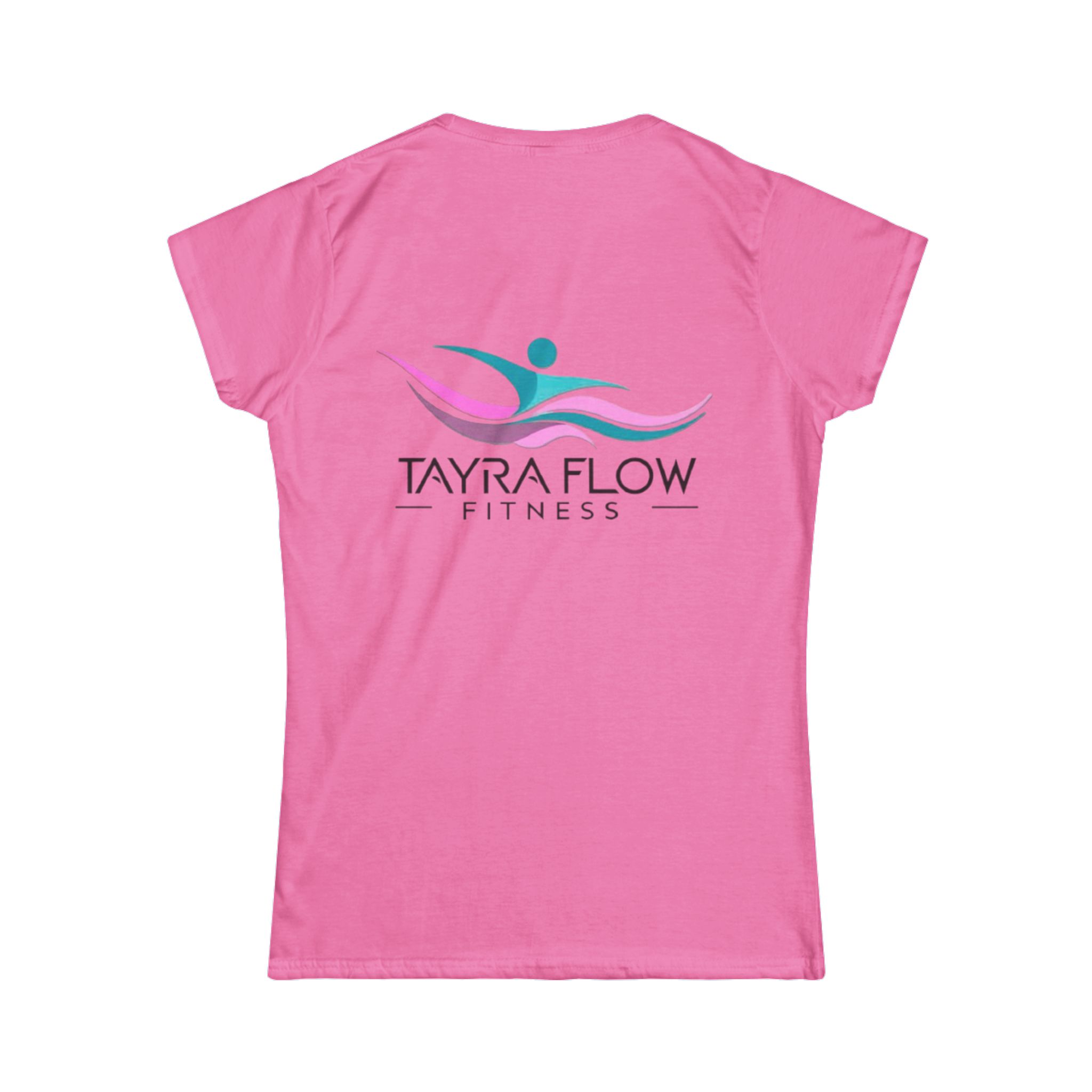 Tayra Flow Fitness Women's Softstyle Tee - Comfortable Workout Shirt - Image 2