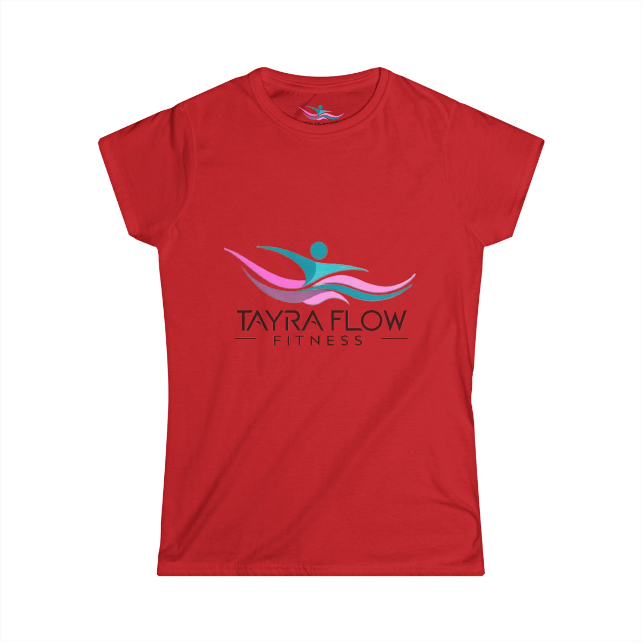 Tayra Flow Fitness Women's Softstyle Tee - Comfortable Workout Shirt - Image 28