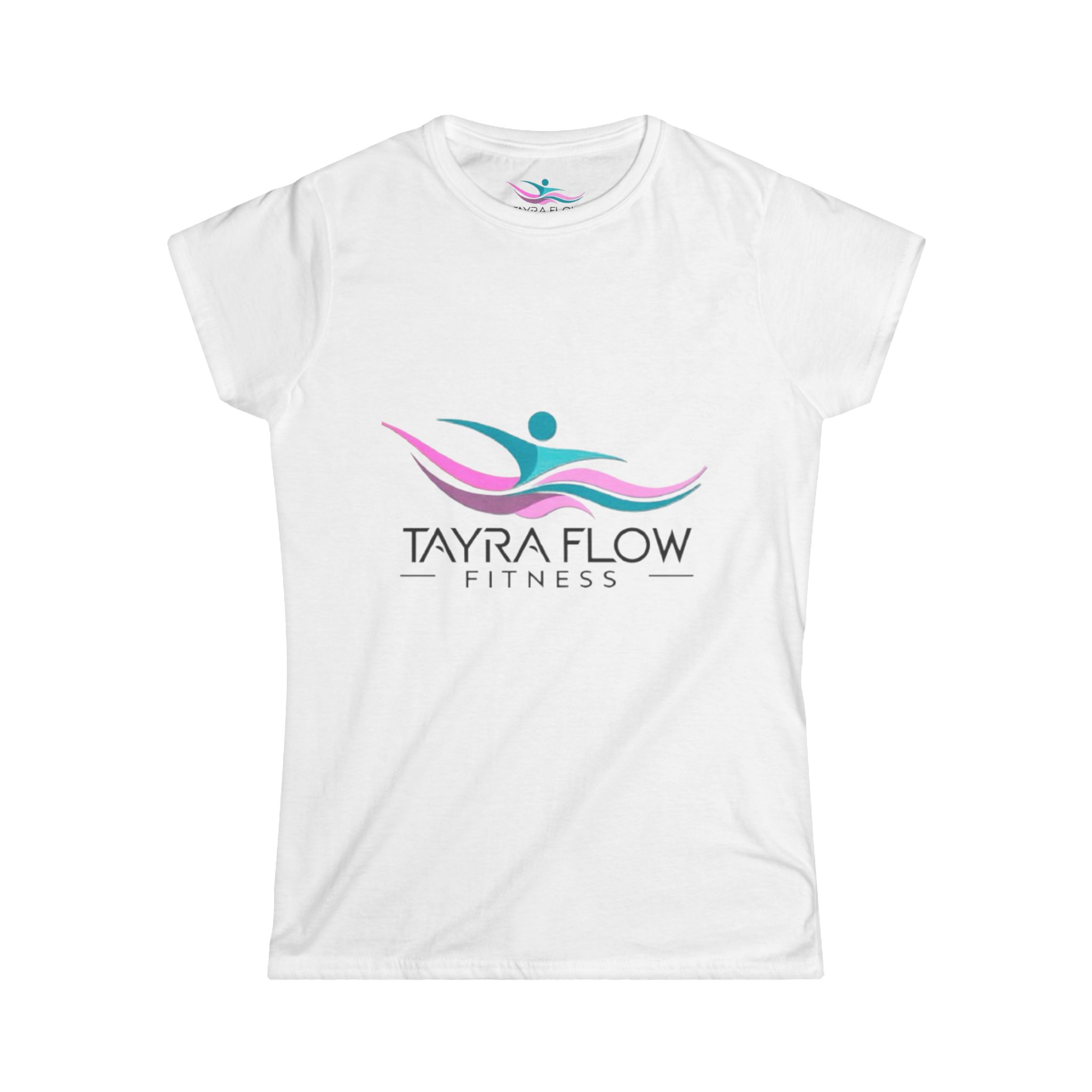 Tayra Flow Fitness Women's Softstyle Tee - Comfortable Workout Shirt - Image 4