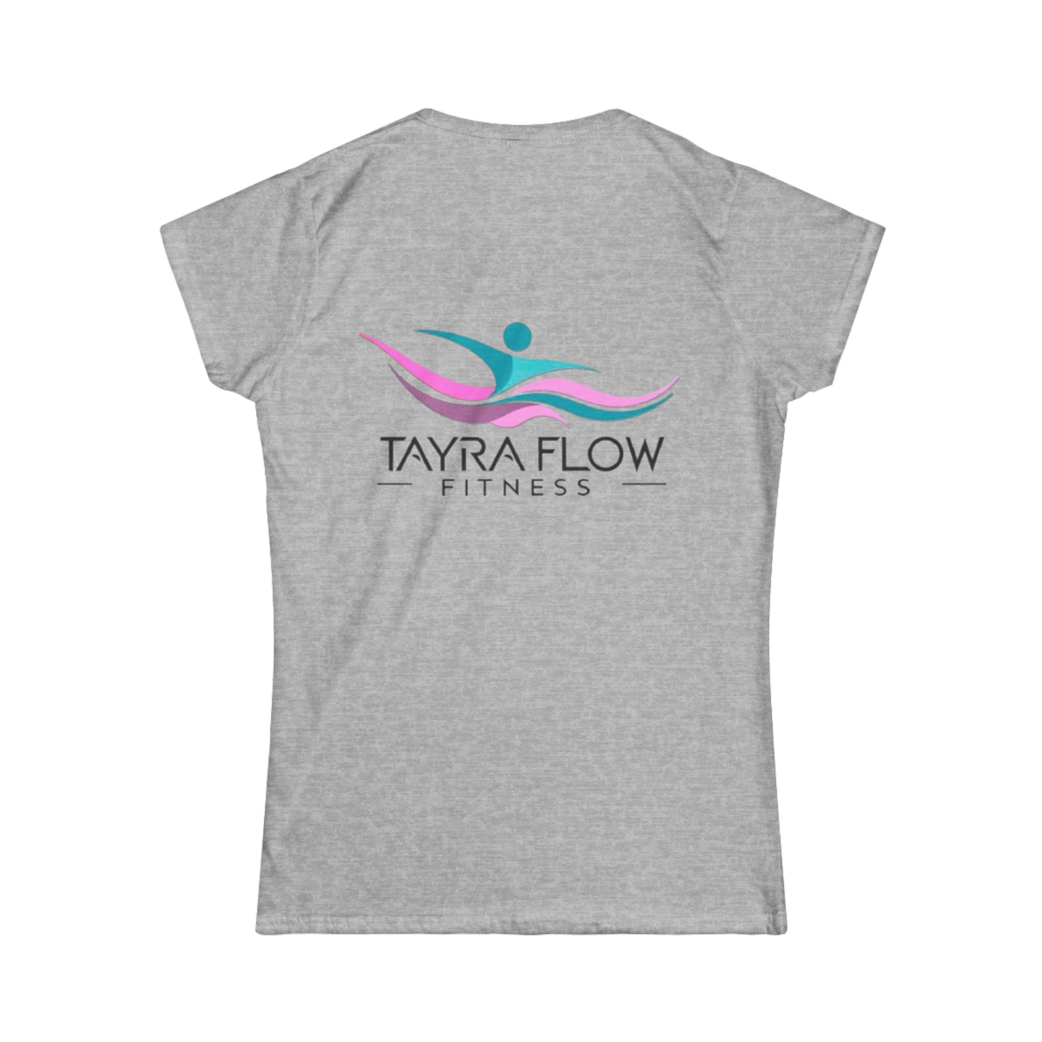 Tayra Flow Fitness Women's Softstyle Tee - Comfortable Workout Shirt - Image 8