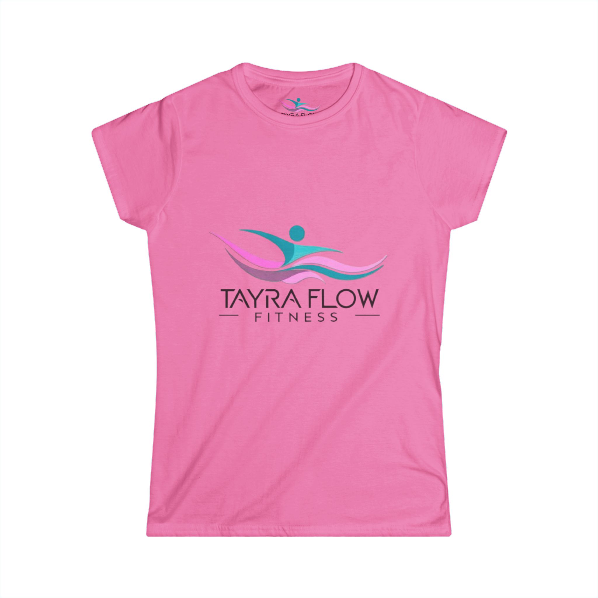 Tayra Flow Fitness Women's Softstyle Tee - Comfortable Workout Shirt
